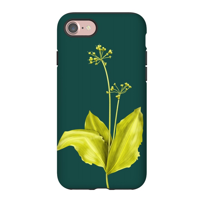 iPhone 7 StrongFit Wild Garlic Green Plant Botanical Art by Boriana Giormova