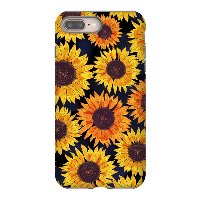 iPhone 7 plus StrongFit Sunflowers 2 by Laura Grant