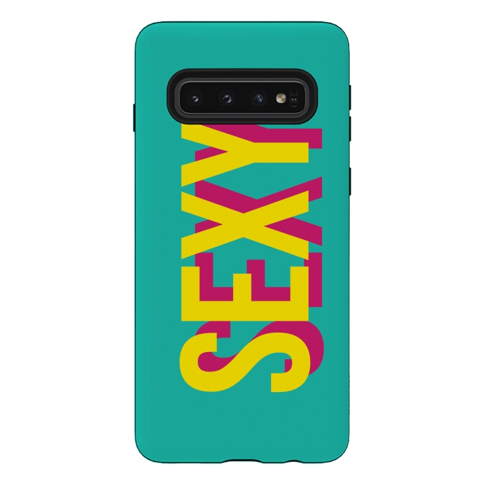 Galaxy S10 StrongFit Sexy (Fresh Turqoise) by Dellán