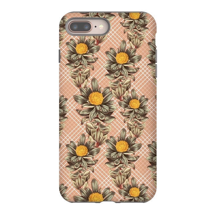 iPhone 7 plus StrongFit Native Vintage Floral by Zala Farah