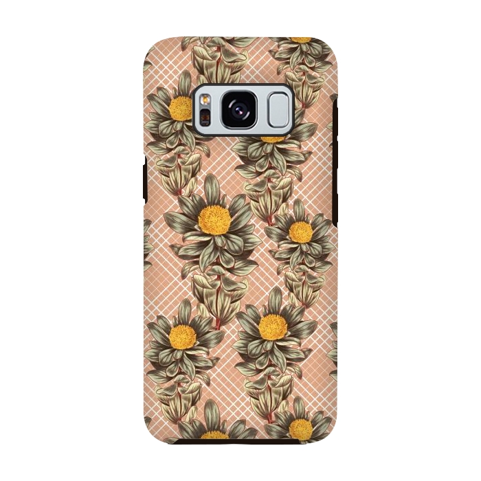 Galaxy S8 StrongFit Native Vintage Floral by Zala Farah