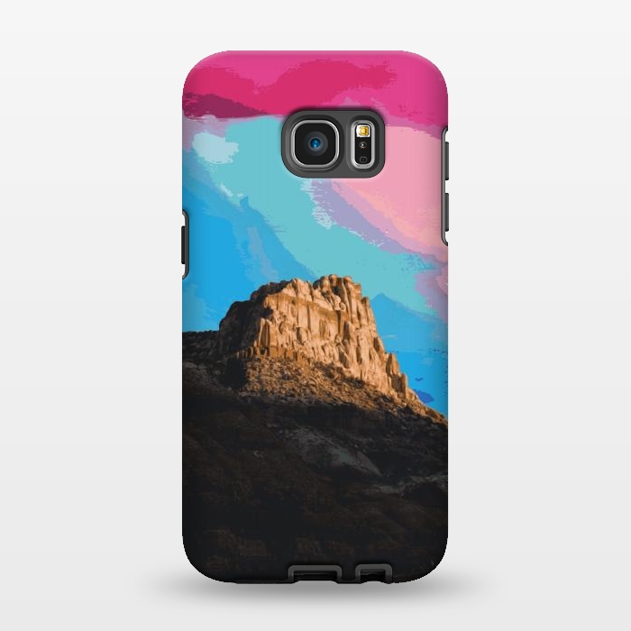 Galaxy S7 EDGE StrongFit Rainbow Mountain by Zala Farah
