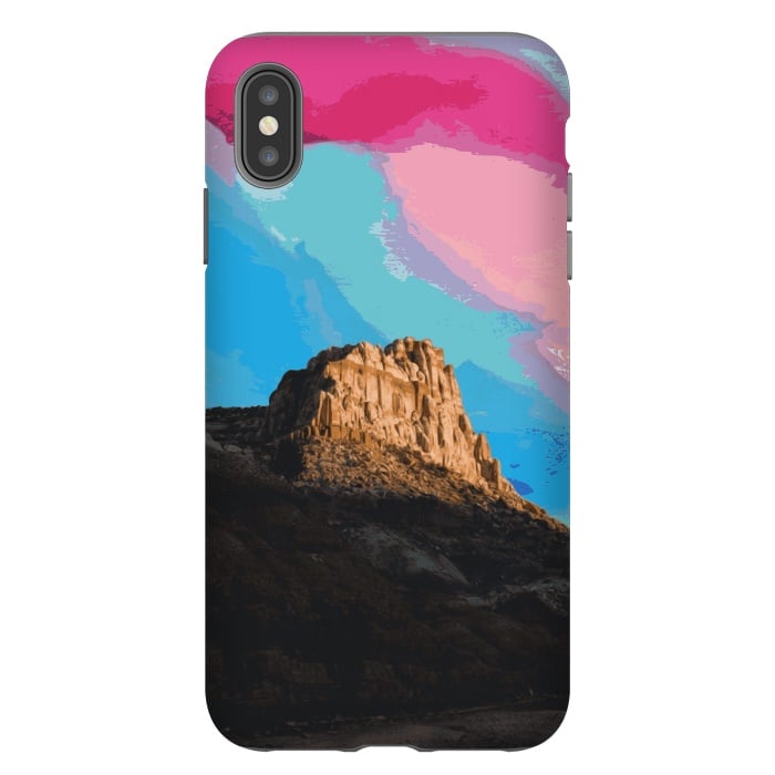 iPhone Xs Max StrongFit Rainbow Mountain by Zala Farah