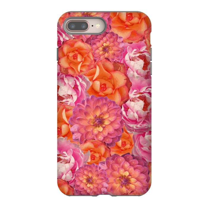iPhone 7 plus StrongFit Summer Flowers by Zala Farah