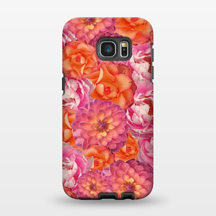 Galaxy S7 EDGE StrongFit Summer Flowers by Zala Farah