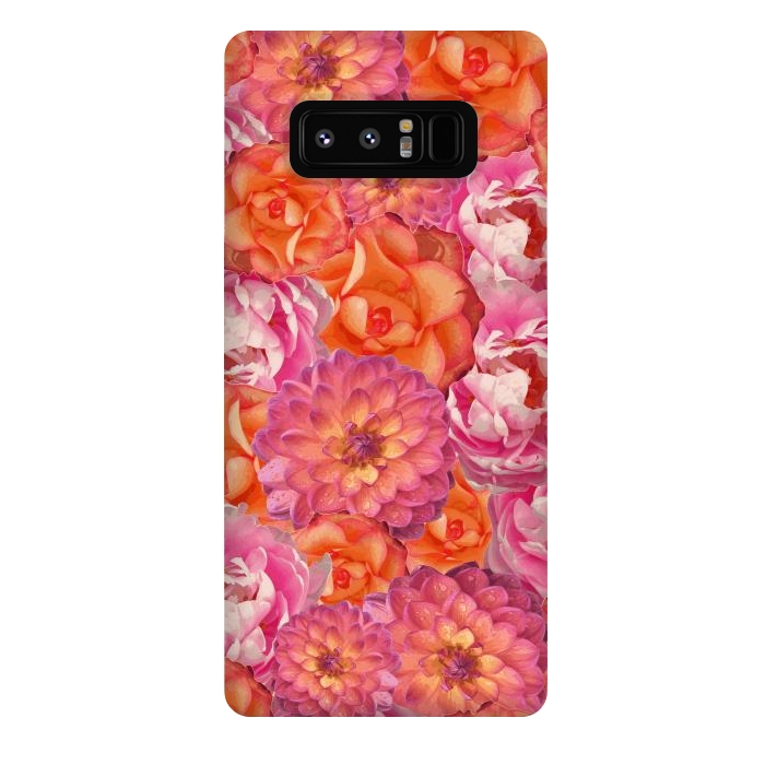 Galaxy Note 8 StrongFit Summer Flowers by Zala Farah