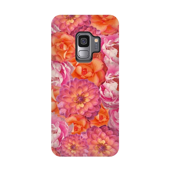 Galaxy S9 StrongFit Summer Flowers by Zala Farah