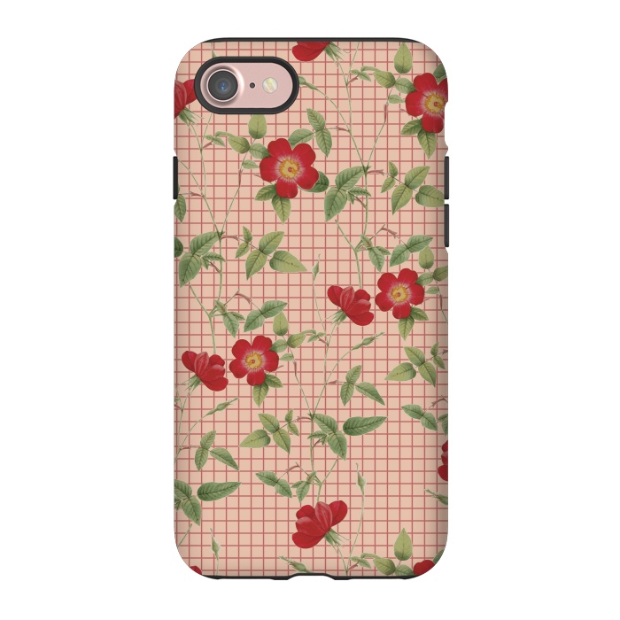 iPhone 7 StrongFit Red Roses by Zala Farah