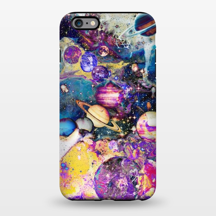 iPhone 6/6s plus StrongFit Colorful psychedelic space illustration by Oana 