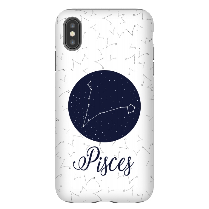 iPhone Xs Max StrongFit Pisces Constellation by Mandy Porto