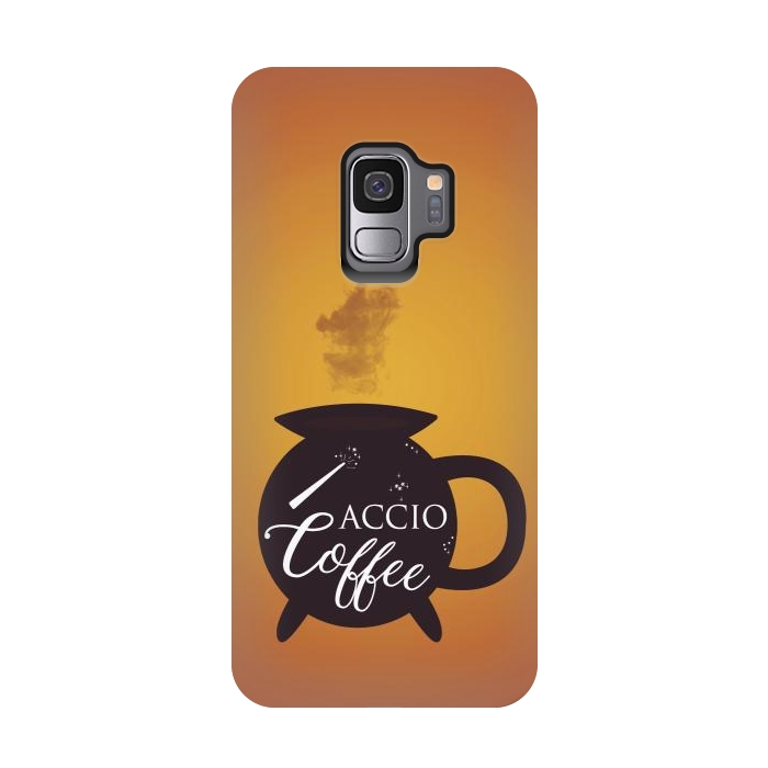 Galaxy S9 StrongFit Accio Coffee by Mandy Porto
