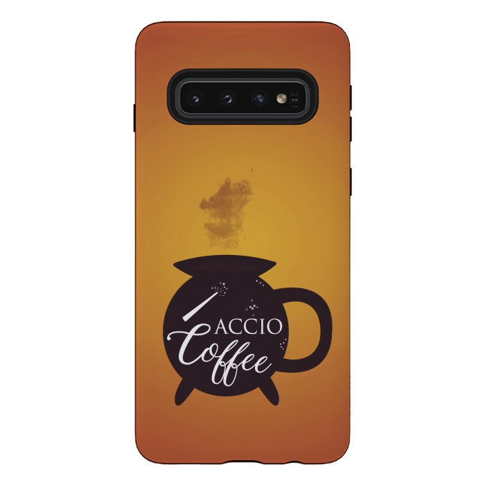 Galaxy S10 StrongFit Accio Coffee by Mandy Porto