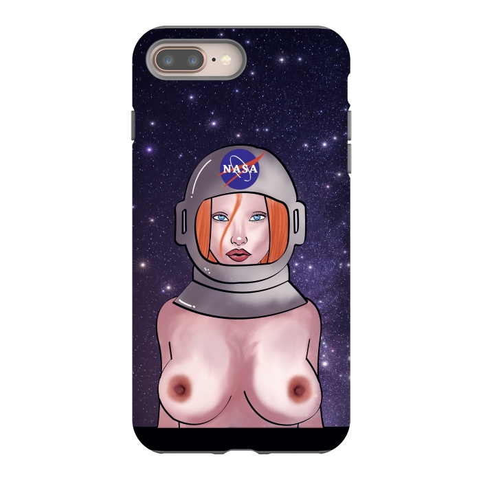 iPhone 7 plus StrongFit Space Girl by Mandy Porto