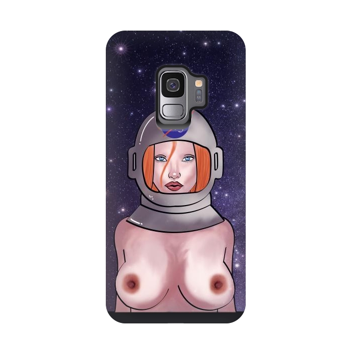 Galaxy S9 StrongFit Space Girl by Mandy Porto