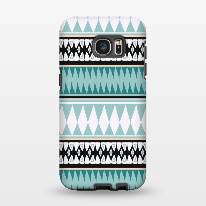 Galaxy S7 EDGE StrongFit Bohemian Style B&W by Joanna Vog