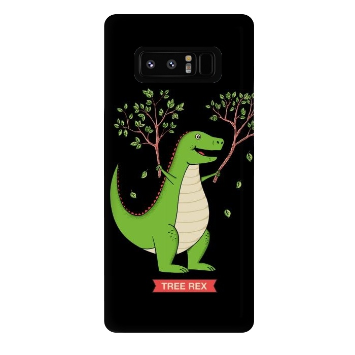 Galaxy Note 8 StrongFit Tree Rex  by Coffee Man