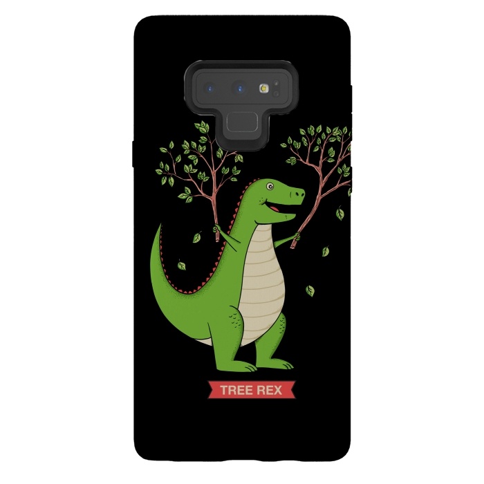Galaxy Note 9 StrongFit Tree Rex  by Coffee Man