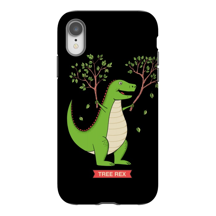 iPhone Xr StrongFit Tree Rex  by Coffee Man