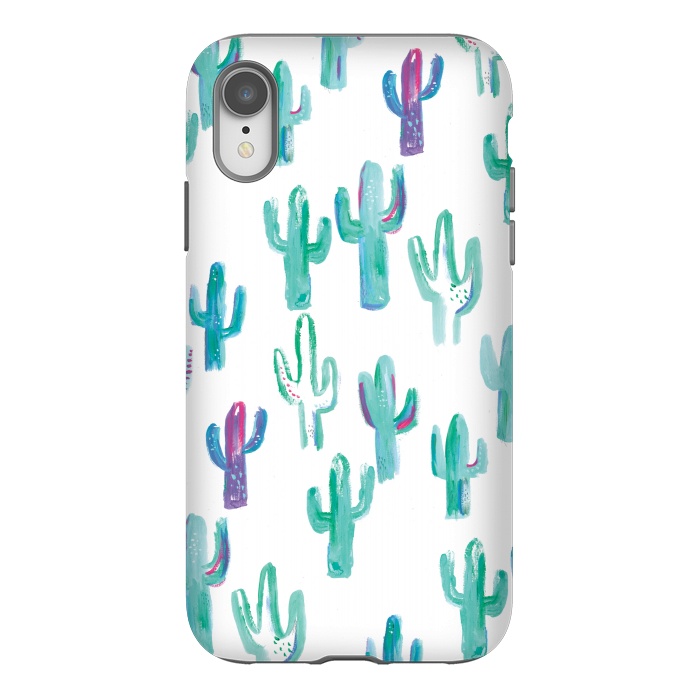 iPhone Xr StrongFit Mint cacti by lauradidthis