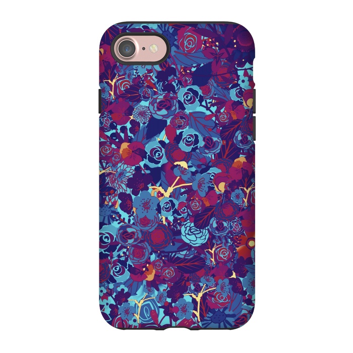 iPhone 7 StrongFit Blue floral by Jms