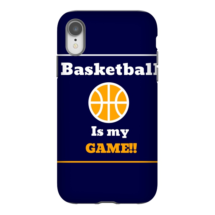 iPhone Xr StrongFit BASKETBALL IS MY GAME by MALLIKA