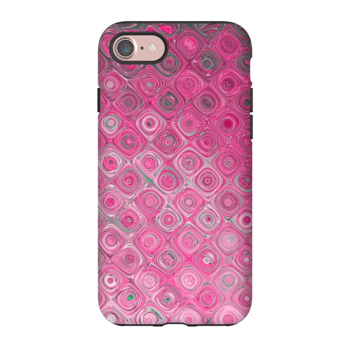 iPhone 7 StrongFit Pink Dreams Fantasie Texture by Andrea Haase