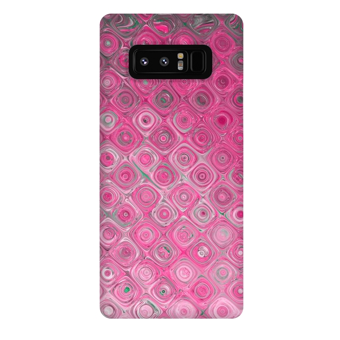 Galaxy Note 8 StrongFit Pink Dreams Fantasie Texture by Andrea Haase