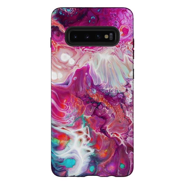 Galaxy S10 plus StrongFit Abstract Art Painting by Andrea Haase