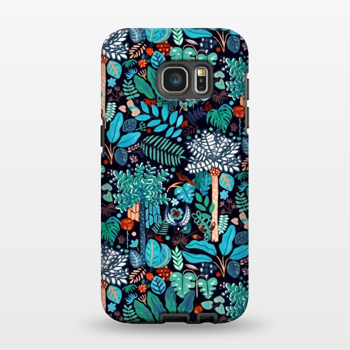 Galaxy S7 EDGE StrongFit Deep Bohemian Jungle  by Tigatiga