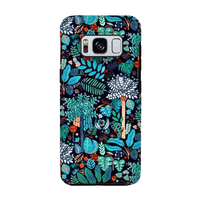 Galaxy S8 StrongFit Deep Bohemian Jungle  by Tigatiga