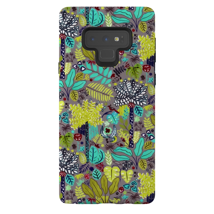 Galaxy Note 9 StrongFit Warm Bohemian Jungle  by Tigatiga