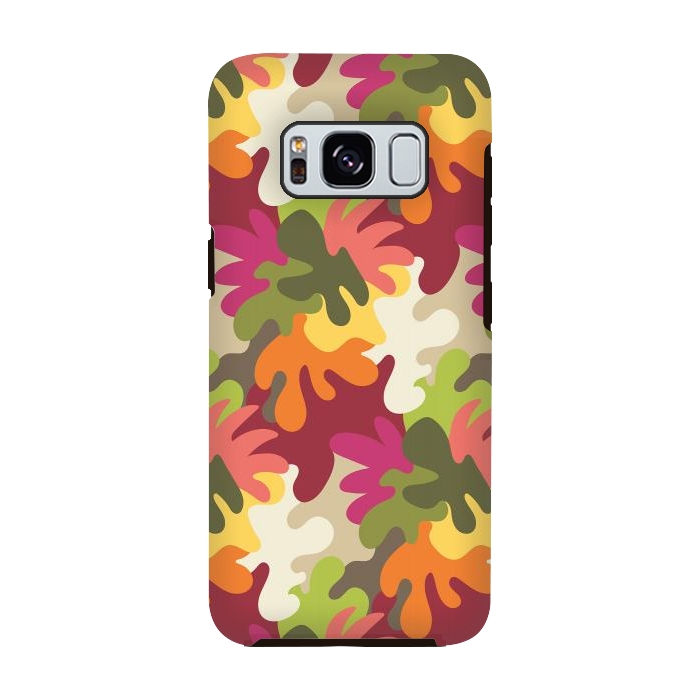 Galaxy S8 StrongFit Spring Camouflage by Majoih