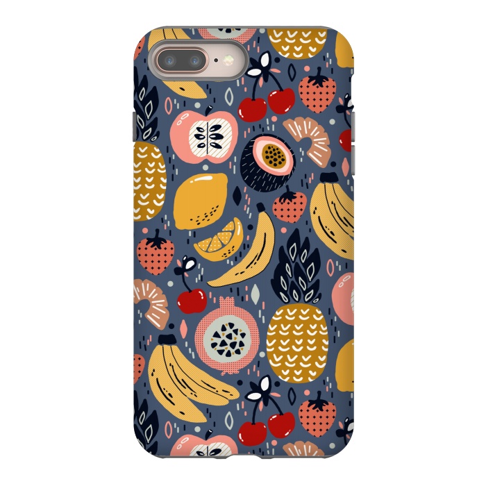 iPhone 7 plus StrongFit Winter Funky Fruit  by Tigatiga
