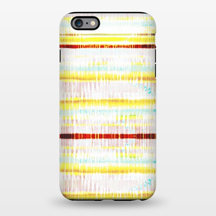 iPhone 6/6s plus StrongFit Ethnic vibrant stripes brushstrokes by Oana 