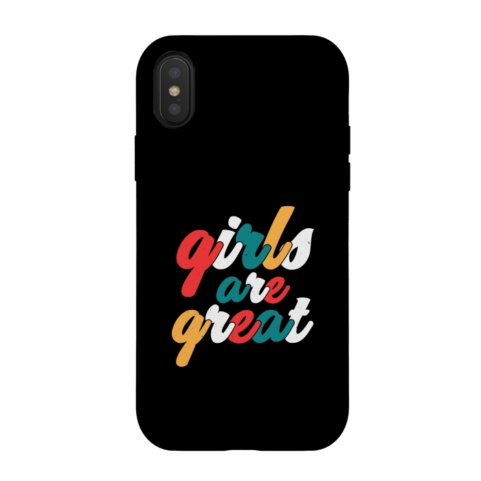 iPhone Xs / X StrongFit girls are great by TMSarts
