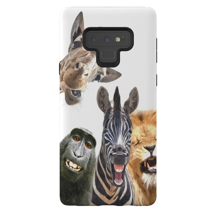 Galaxy Note 9 StrongFit Jungle Animal Friends  by Alemi