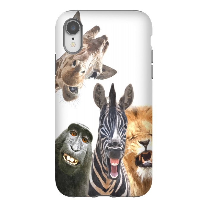 iPhone Xr StrongFit Jungle Animal Friends  by Alemi