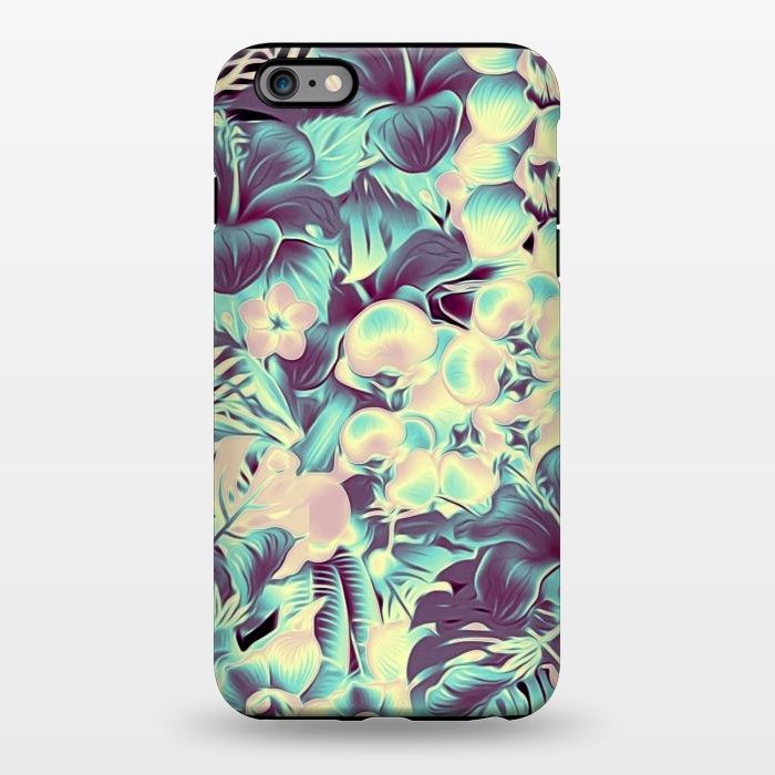 iPhone 6/6s plus StrongFit Tropical Leaves at Night by Alemi