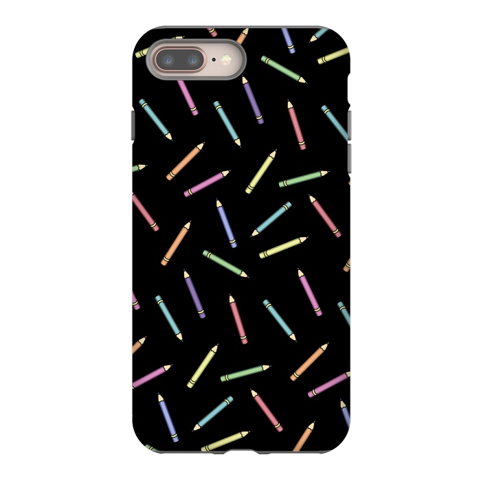 iPhone 7 plus StrongFit Pencil pattern by Laura Nagel