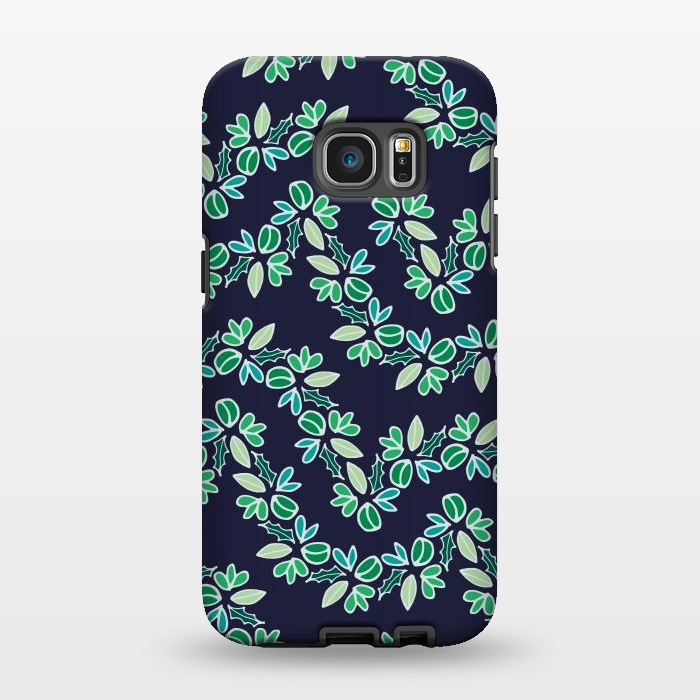 Galaxy S7 EDGE StrongFit Lush Leaves by Shelley Schmidt