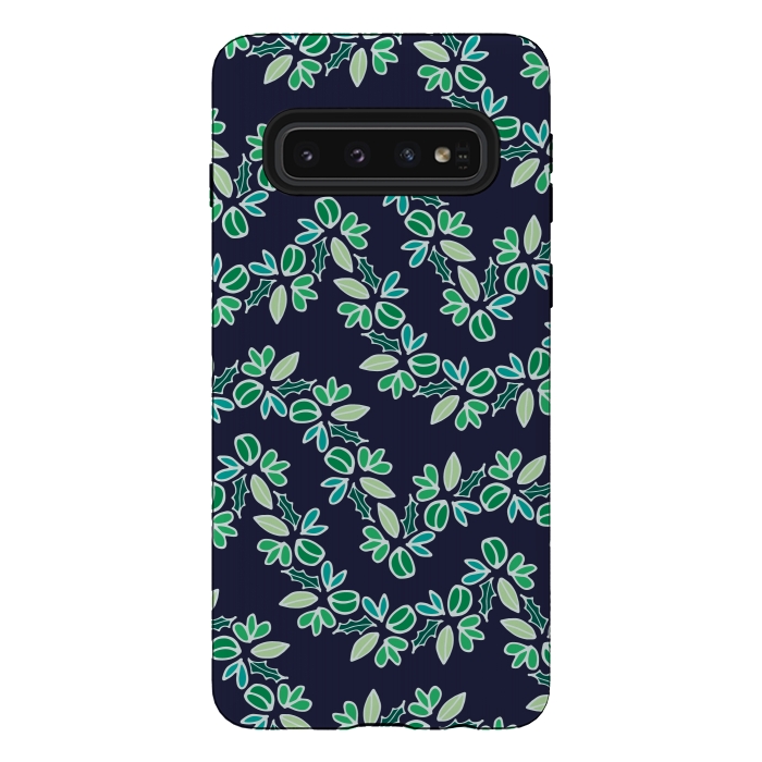 Galaxy S10 StrongFit Lush Leaves by Shelley Schmidt