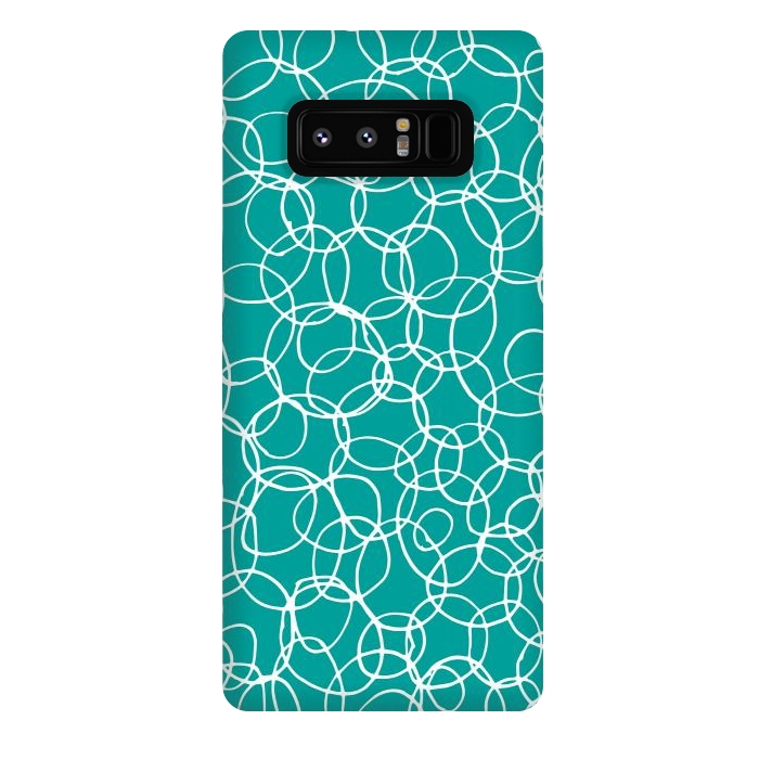 Galaxy Note 8 StrongFit Bountiful Bubbles by Shelley Schmidt