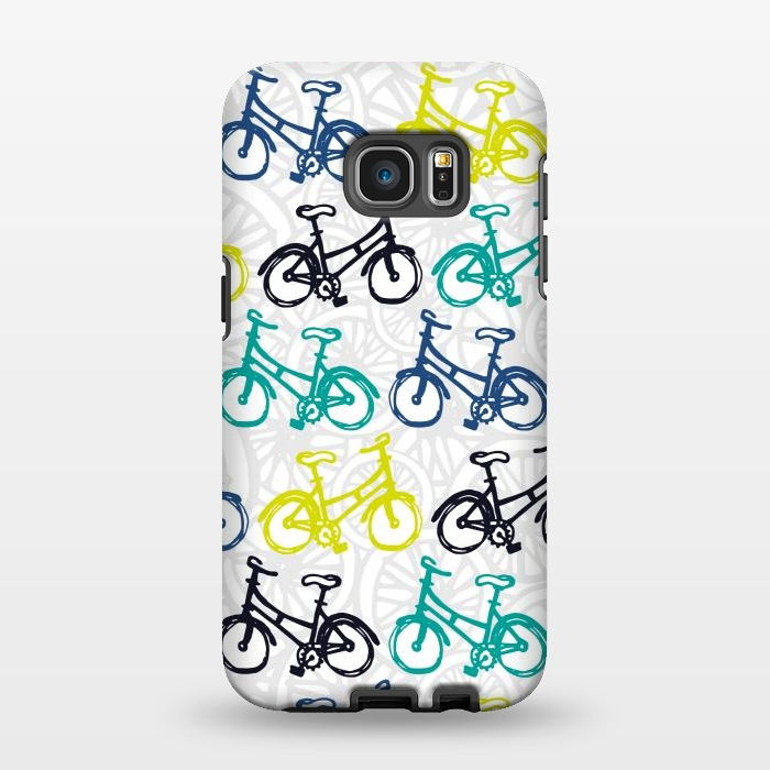 Galaxy S7 EDGE StrongFit Whimsical Wheelies by Shelley Schmidt
