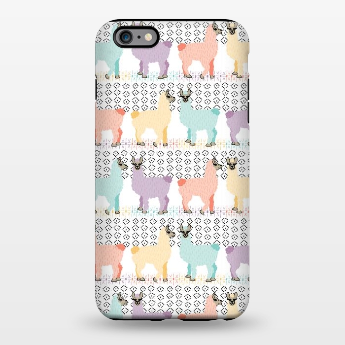 iPhone 6/6s plus StrongFit Lovely Llamas by Shelley Schmidt