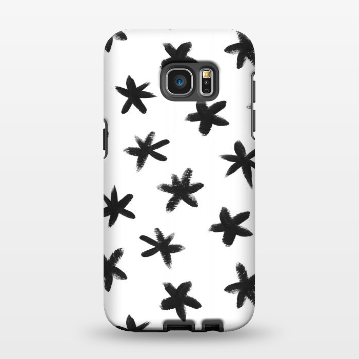 Galaxy S7 EDGE StrongFit Starry Eyed Brushstroke by Shelley Schmidt