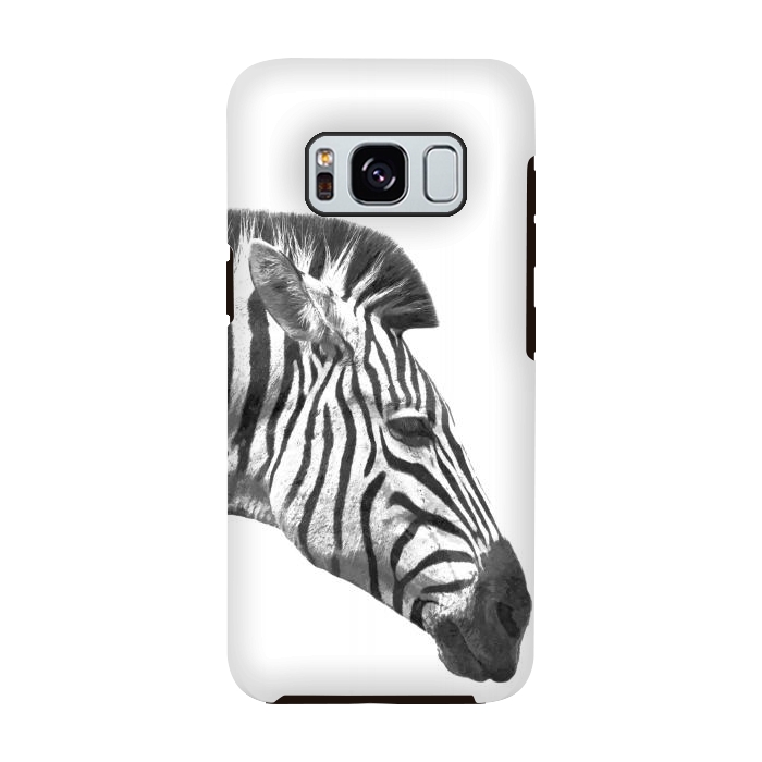 Galaxy S8 StrongFit Black and White Zebra Profile by Alemi