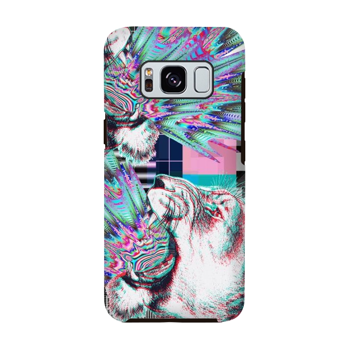 Galaxy S8 StrongFit Psychedelic tiger glitch by Oana 