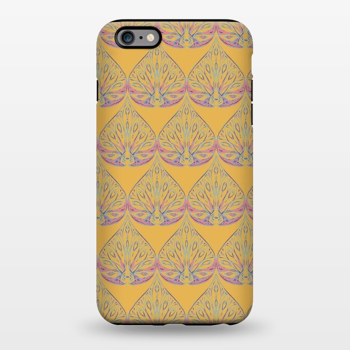 iPhone 6/6s plus StrongFit Art Deco - Yellow by Lotti Brown
