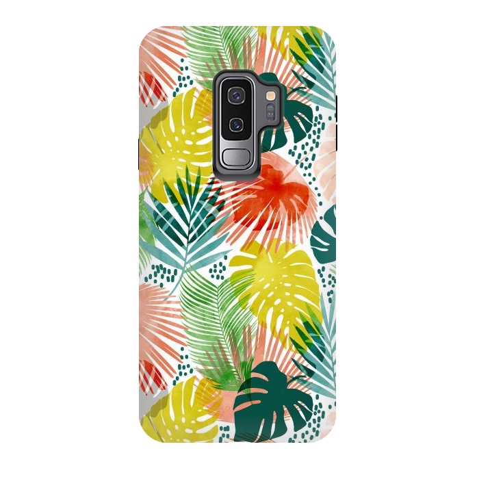 Galaxy S9 plus StrongFit Tropical Garden by Uma Prabhakar Gokhale
