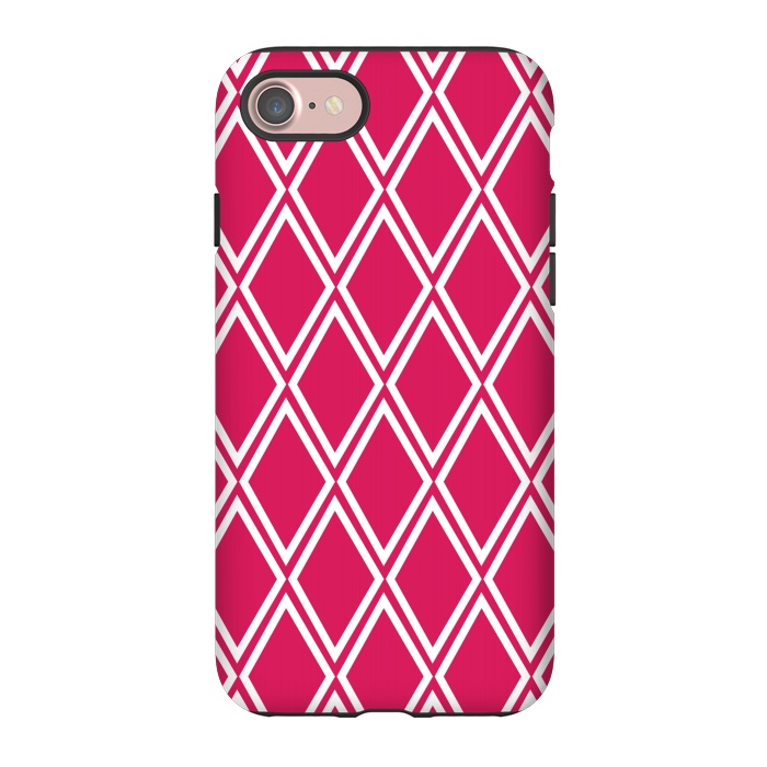 iPhone 7 StrongFit Pink Diamonds Pattern by Martina
